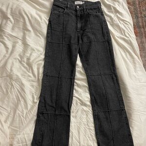 & other stories Los Angeles Atelier grid denim jeans